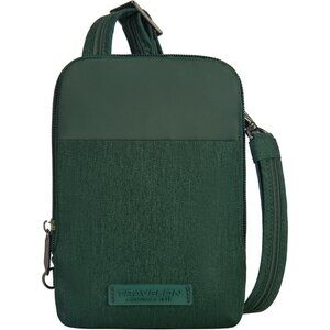 Women's Forest Heather Polyester Anti-Theft Metro Stadium Mini Imported Zipper